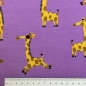 Preview: Jersey ♥ Giraffes | Giraffen lavendel